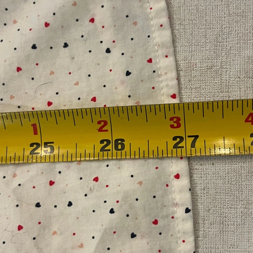 Levi's Cream mini heart graphic Button Down Shirt. GUC! - Picture 7 of 7